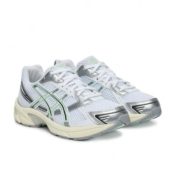 ASICS White & Mint Mesh Running Sneakers – Women’s Size 9 – Excellent Condition - Picture 4 of 5